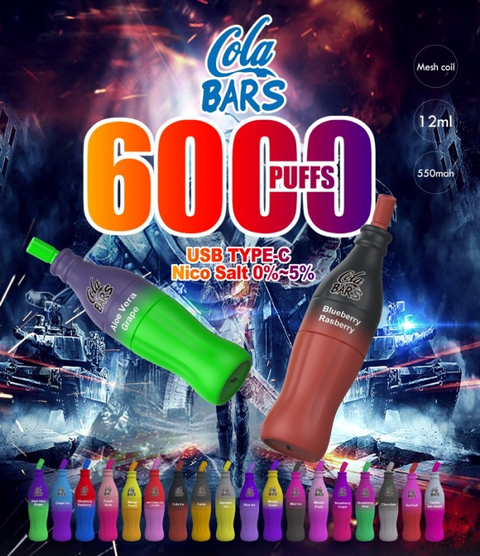 Miért Cola Bars 6000 Puffs eldobható vape