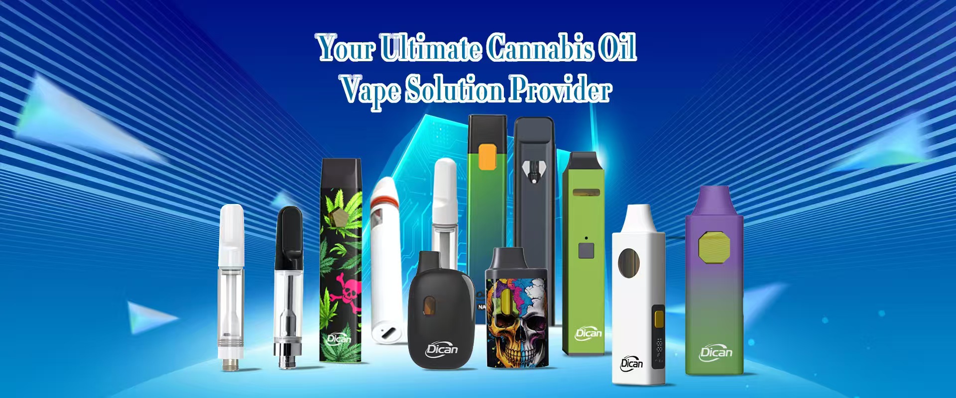 Kína kannabiszolaj eldobható vape OEM gyártó - DICAN VAPE